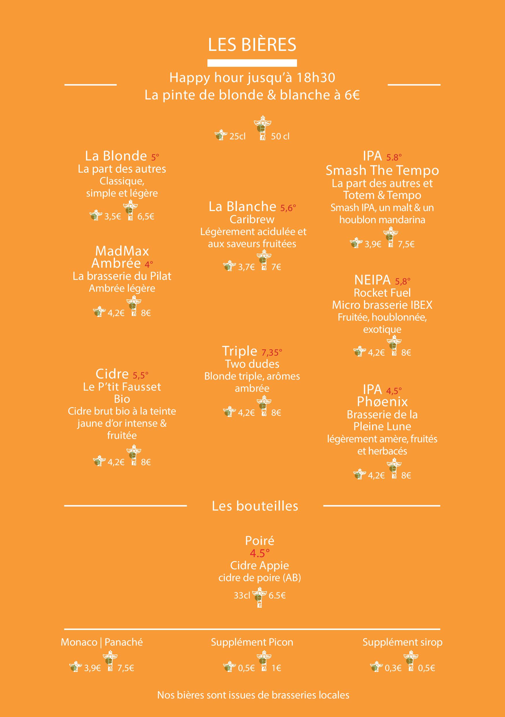 bar a bière pression local